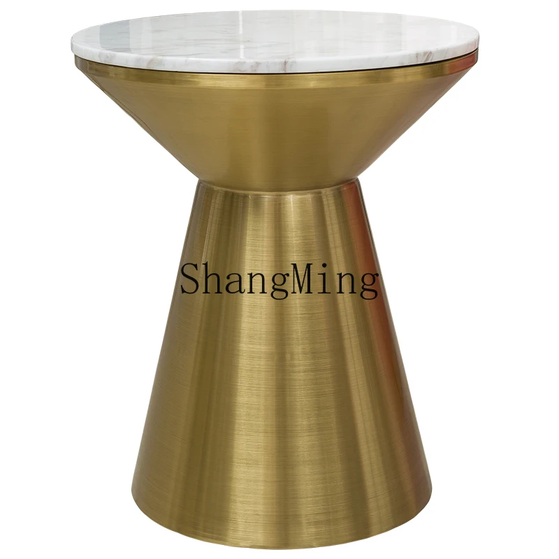 

CL sofa edge light luxury living room sofa movable creative light luxury marble coffee table