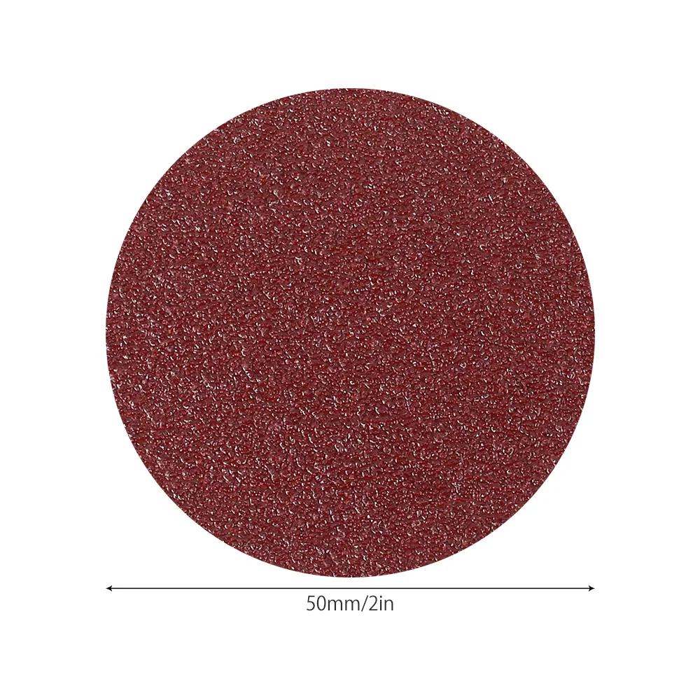 123Pcs 50mm Sandpaper Assortment 60-2000 Grit Sanding Disc Pad Set 2Inch For Drill Grinder Rotary Tools With Disk Pole Cushion