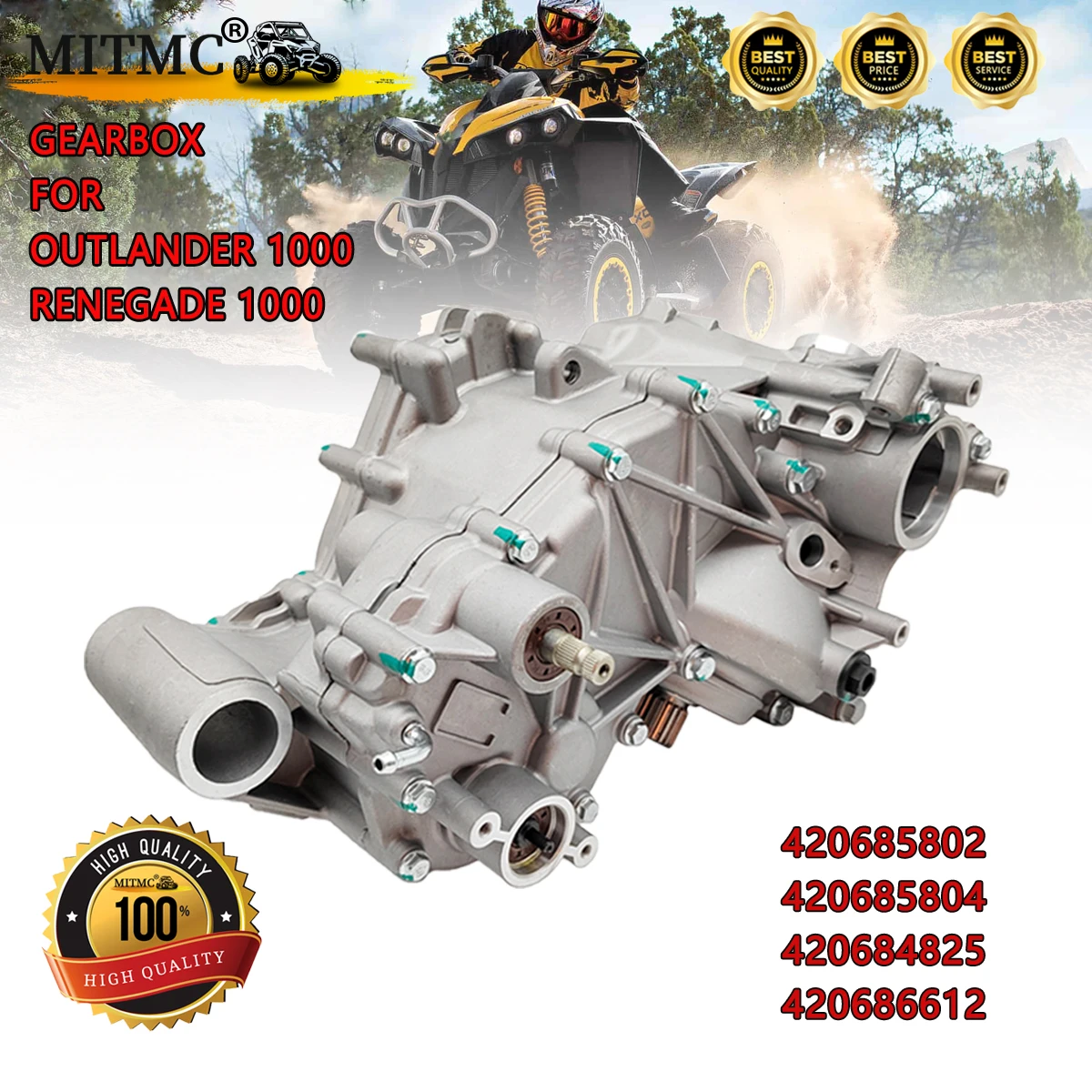 MITMC Gearbox Transmission Box For Outlander Renegade 1000 ATV UTV 420685802 420685804 420684825 420686612