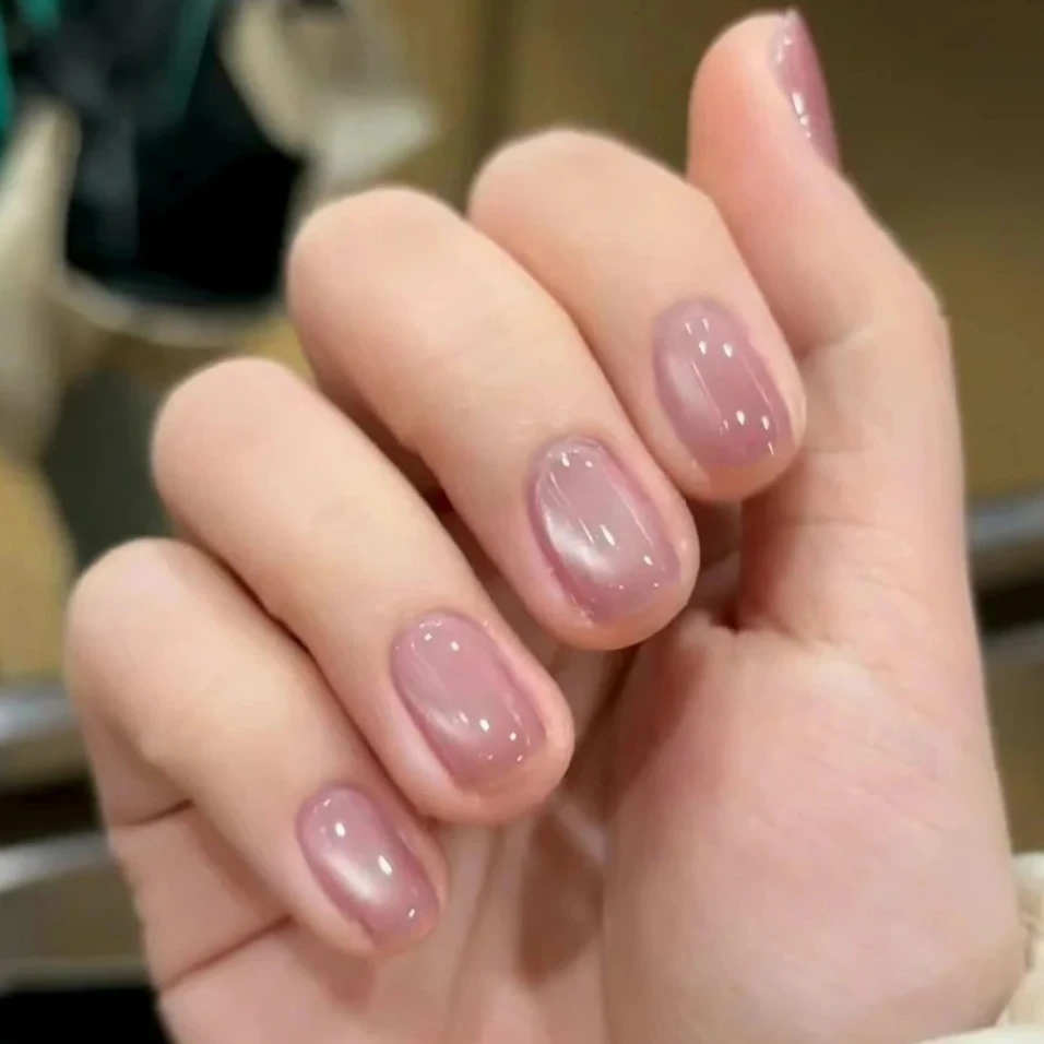 

Розовый Блестящий Котячий Глаз Квадратный Балет Накладные Ногти Искусство Зима Красный Новый Год Y2K Хэллоуин Длинные Острые Накладные Ногти Миндаль Пресс на Ногти