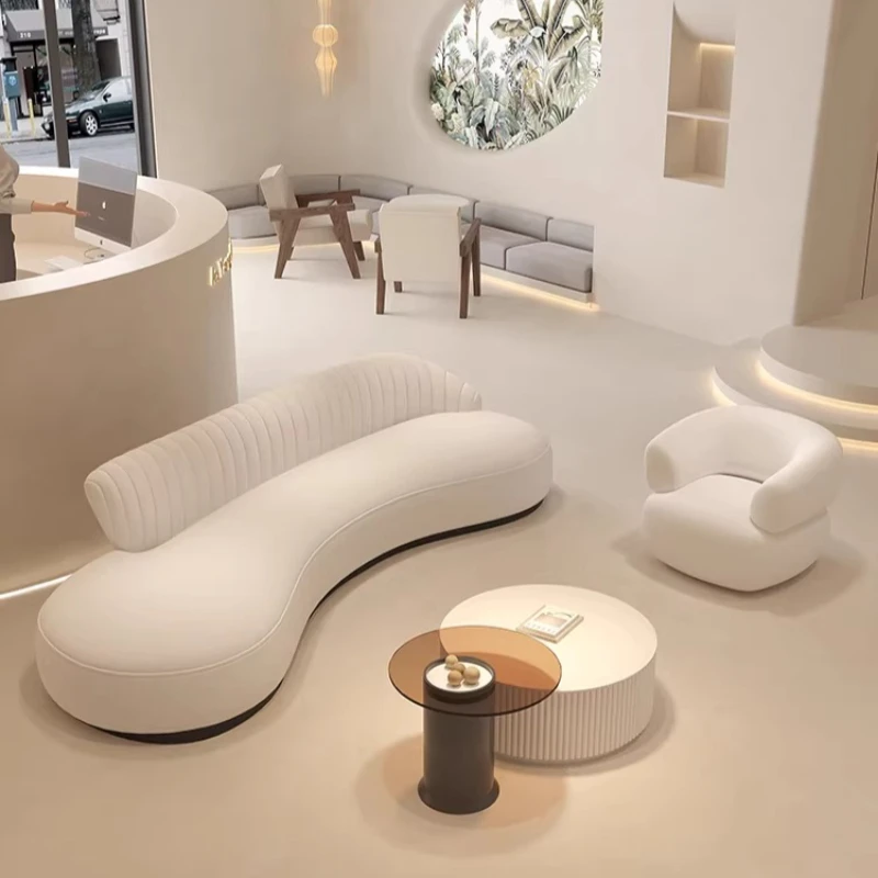 Minimalist Fashion Sofa House Decoration Luxury Modern Shaped Sofa Full Size Frame Chairs For Living Room Hotel Couch Furniture