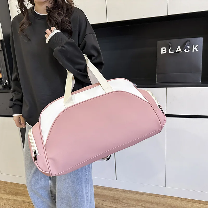 

Large Capacity Travel Bag Luggage Bag Dry and Wet Separation Portable Sports Clothes Storage Leisure Girl Bags for Woman