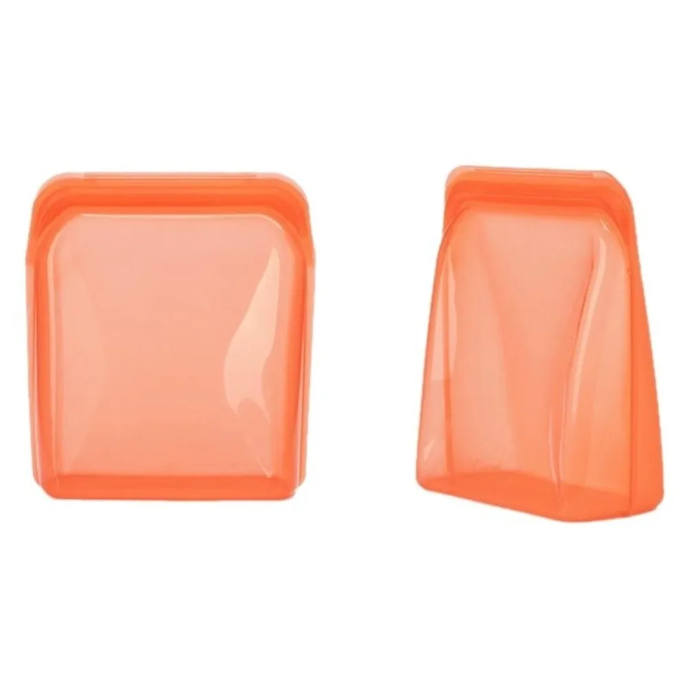 New Silicone Food Storage Bag Stand Up BPA Free Reusable Freezer Bag Leak Proof 1600ml Fridge Freshness Bag Travel Use