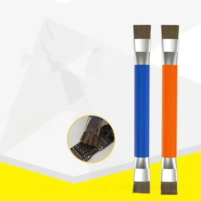 Double Headed Cleaning Brush Shedding Perfect For Phone Repair Circuit Board IC Welding Kitchen Stove Cleaning
