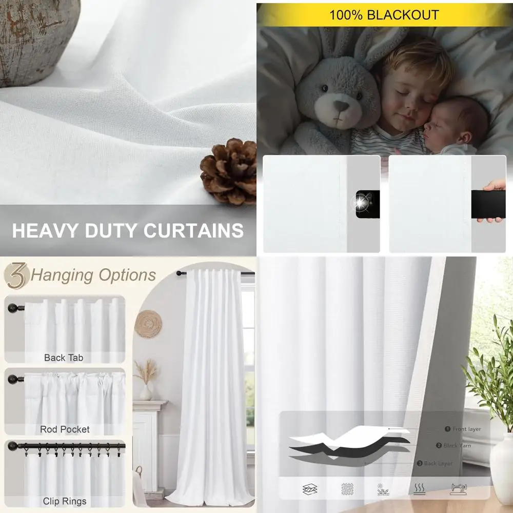 

Custom 105 Burgundy 2-Panel Light-Blocking White Lace Vintage-Style Blackout Curtains for Living Room & Bedroom