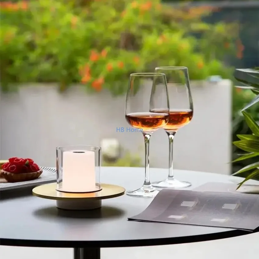 Touch/Infraroodsensor LED-tafellampen Oplaadbaar Dimbaar Sfeer Bureaulampen Romantische decors voor Restaurant Bar Thuis Patio