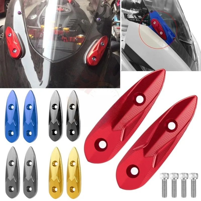 Para YZF R15 V3 YZF R3 R25 2015-2021 espejo retrovisor de motocicleta cubierta de orificio espejo chasis código tapa bloque Base