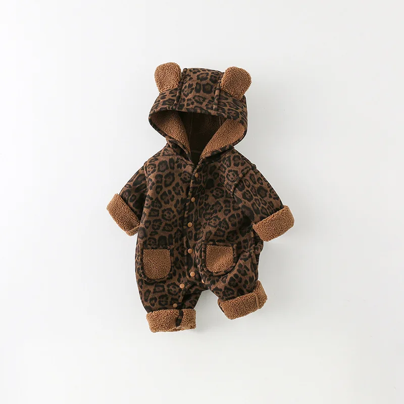 Baby Clothes Winter Super Cute Onesie Going Out Cute Cotton Thickened Cotton Coat