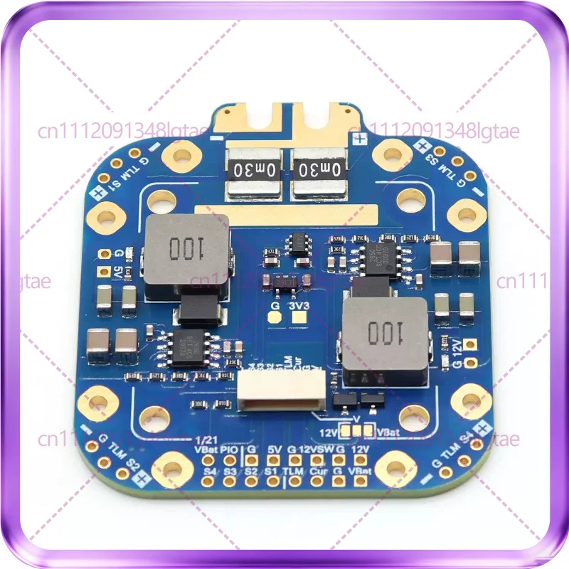 1pcs FCHUB-12S V2 440A For crossing machine FPV splitter board 5V 12V dual BEC splitter board