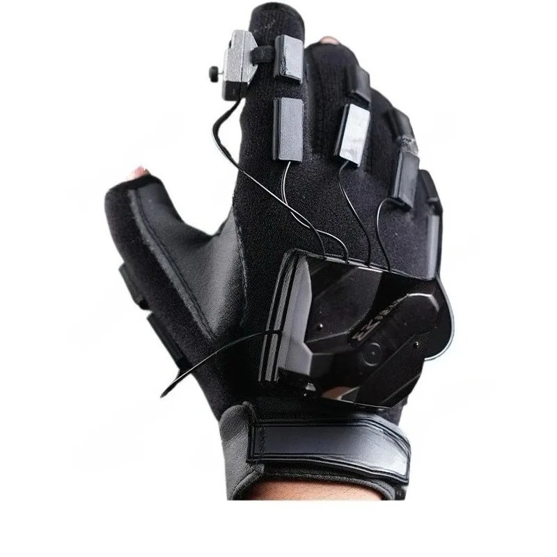 VR Gesture Recognition Gloves Lightweight Multi Device Compatible for VRChat Virtual Streamer