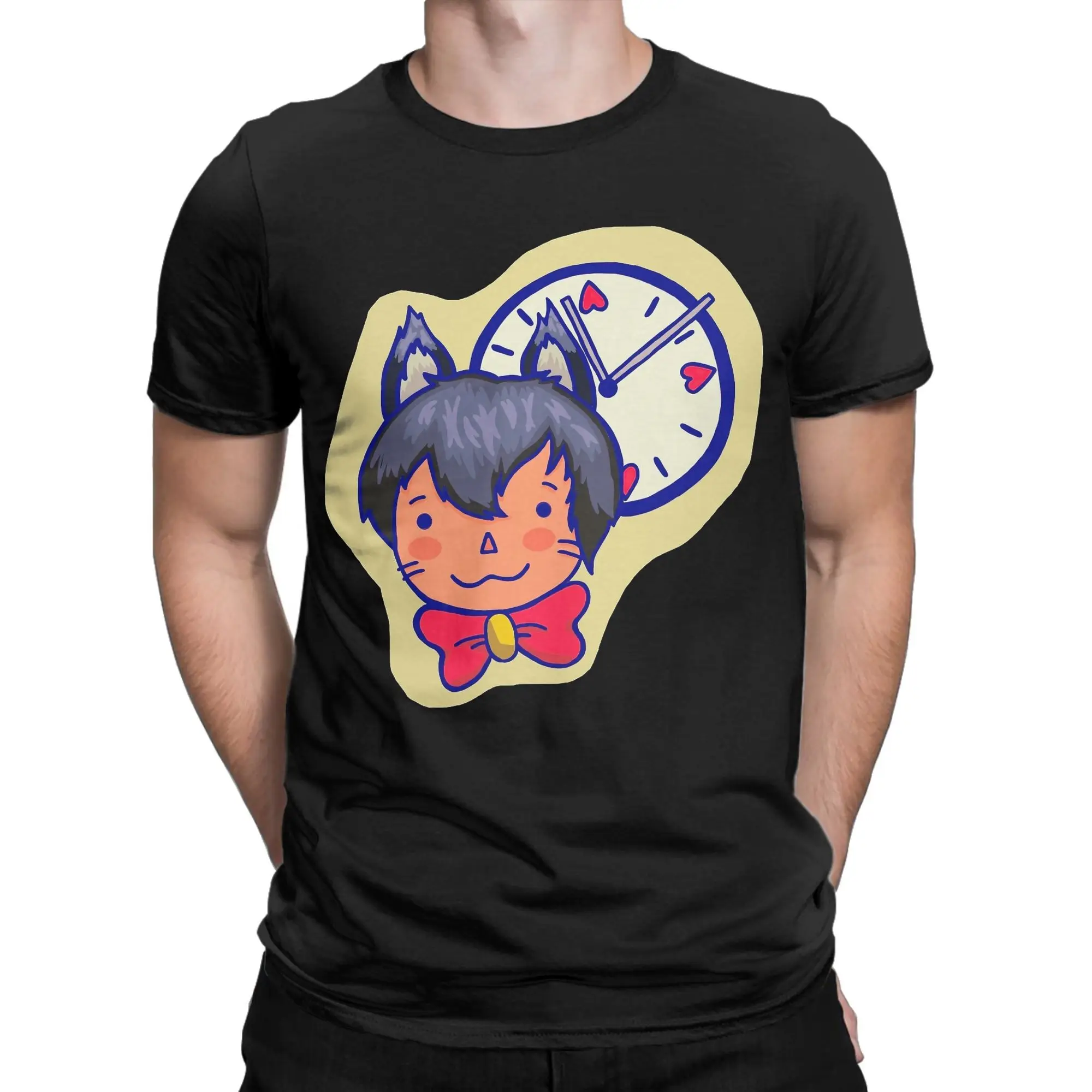 Мужская футболка Timothy Cat Date Everything, летние футболки для отдыха, потрясающий узор, одежда из 100% хлопка, подарок на день рождения