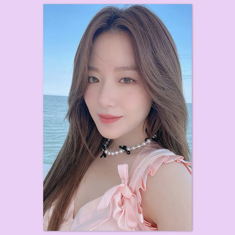 Druo Gidle Album Card, Kpop, Yuqi, Soyeon, MINNIE, SOOJIN, SHUHUA Gift Collection, Photo Card, Fine Laser Card, New Postcard, 50Pcs per Set