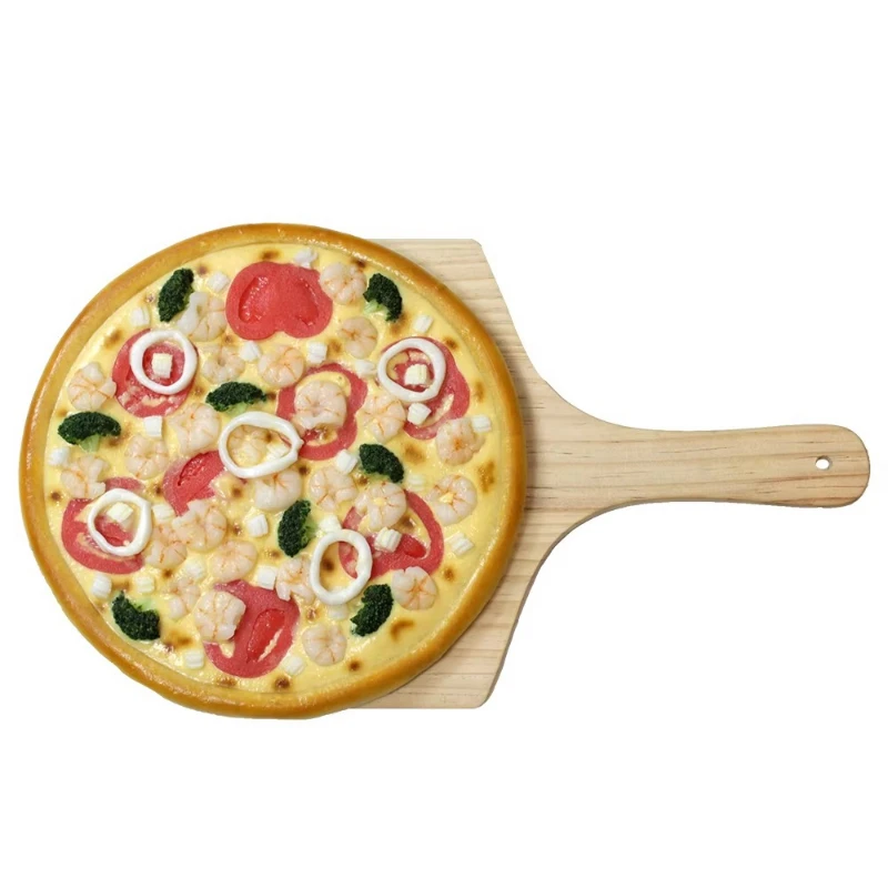12-Inch pizza spatula, bamboo pizza cutter, lightweight baking spatula, suitable for pizza ovens, ovens, indoor kitchens
