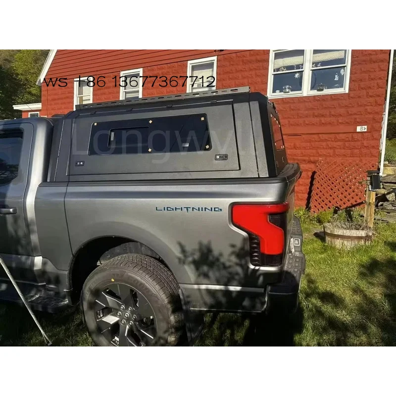 

Factory hot salesCustomized Canopy Camper Shell F-150 Aluminum Hardtop Truck Topper with Roof Rack