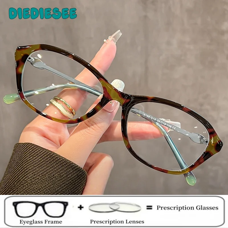 

DIEDIESEE High-quality TR Women's Anti Blue Light Glasses Frame Ultra Light Fashionable And Versatile Prescription Glasses 8168