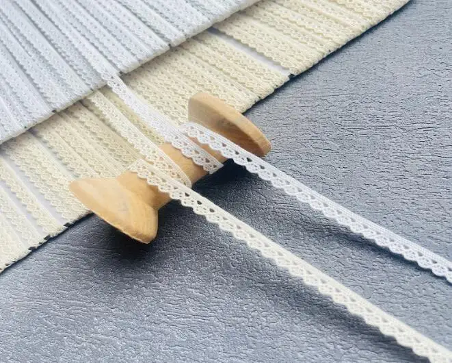 

Ширина: 0,5 см (0,19 дюйма) Минималистичное кружево из тонкой хлопковой нити для вышивки, модное кружево, аксессуары для рукоделия, декор, шитье (SSA-4687)