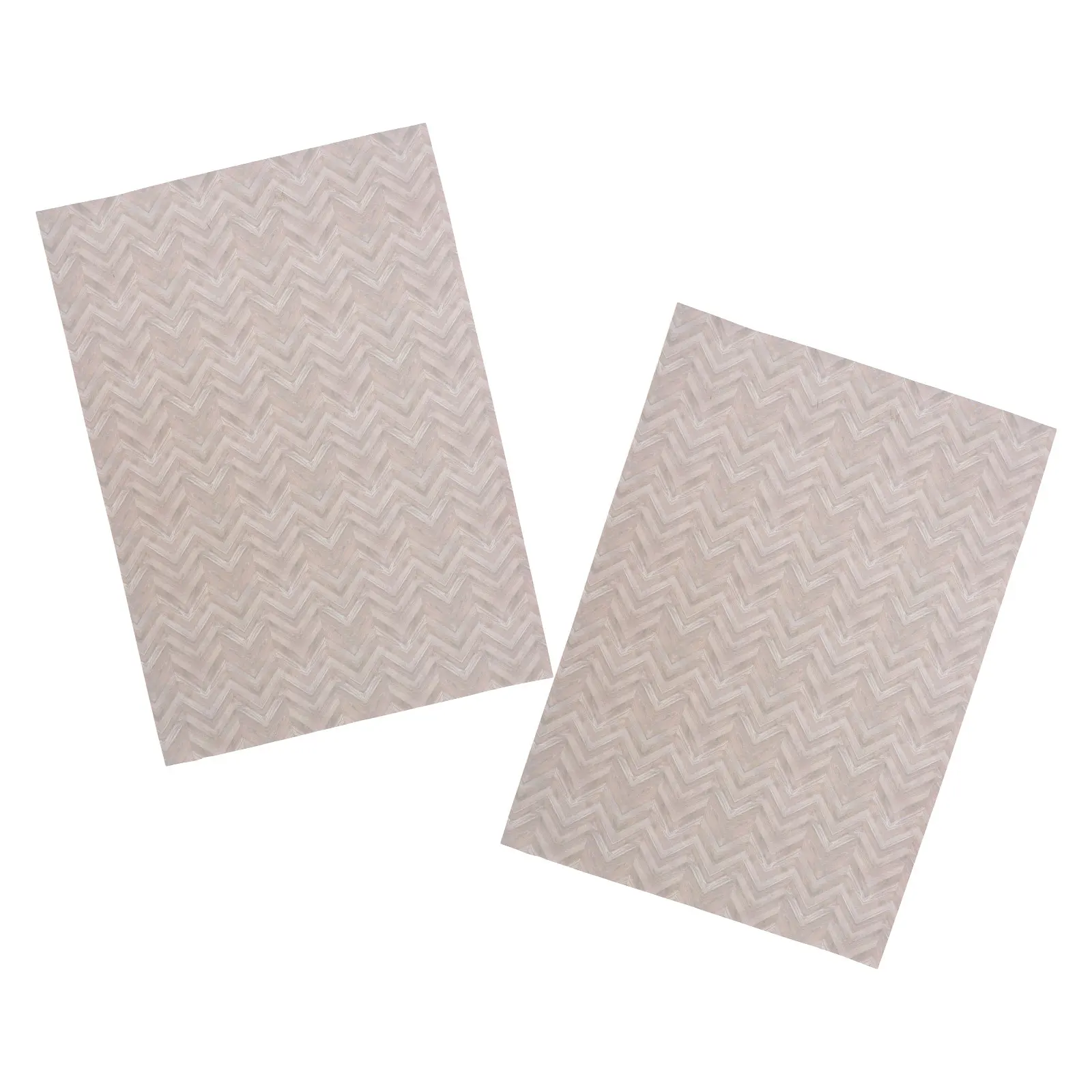 

2 Pcs Ceramic Tile Simulation Floor Stickers Flooring Paper Dollhouse Decoration
