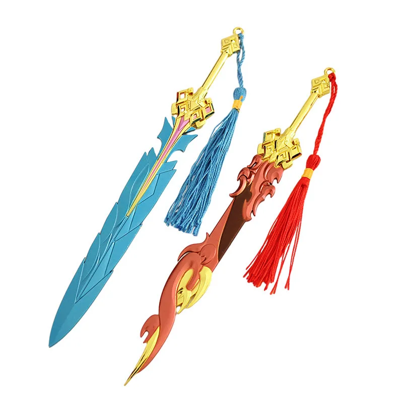 Game Weapon Anime Surrounding 21cm Li Xinshan Sea Frost Cutting Zinc Alloy Weapon Model Decoration Weapon Collection Toys