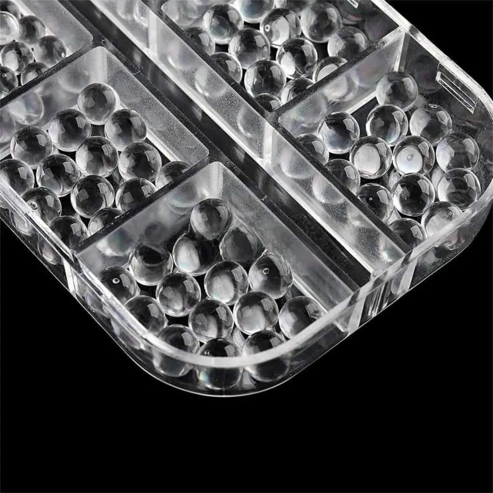 Fashion Transparent Round Bead Nail Accessories Bubble Bead Three-Dimensional Nail Decoration Nail Art Bead Professional Use