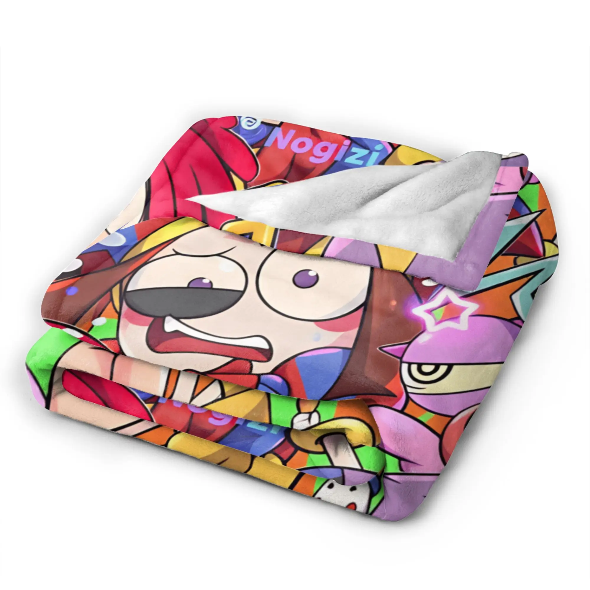 A-Amazing D-Digital C-Circus T-TADC Blanket Quality Soft  Throw Blanket Autumn Travel Car Living Room Trend Bedspread