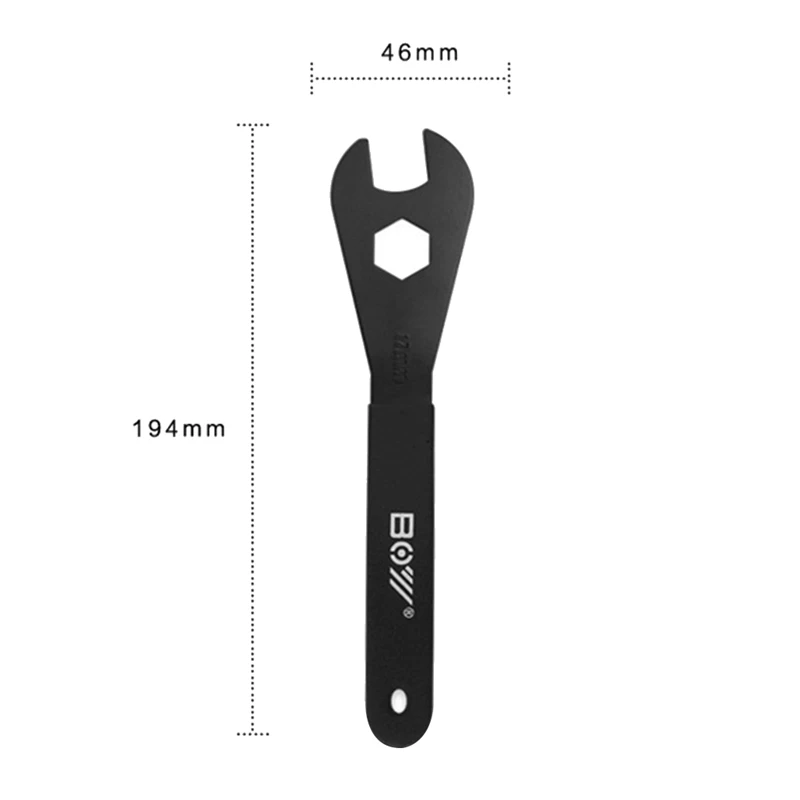 Hot AD-BOY 7Pcs Bike Hub Cone Wrench Wheel Axle Pedal Spanner Repair Tool 13-19Mm Bicycle Head Open Cone Spanner Wrench