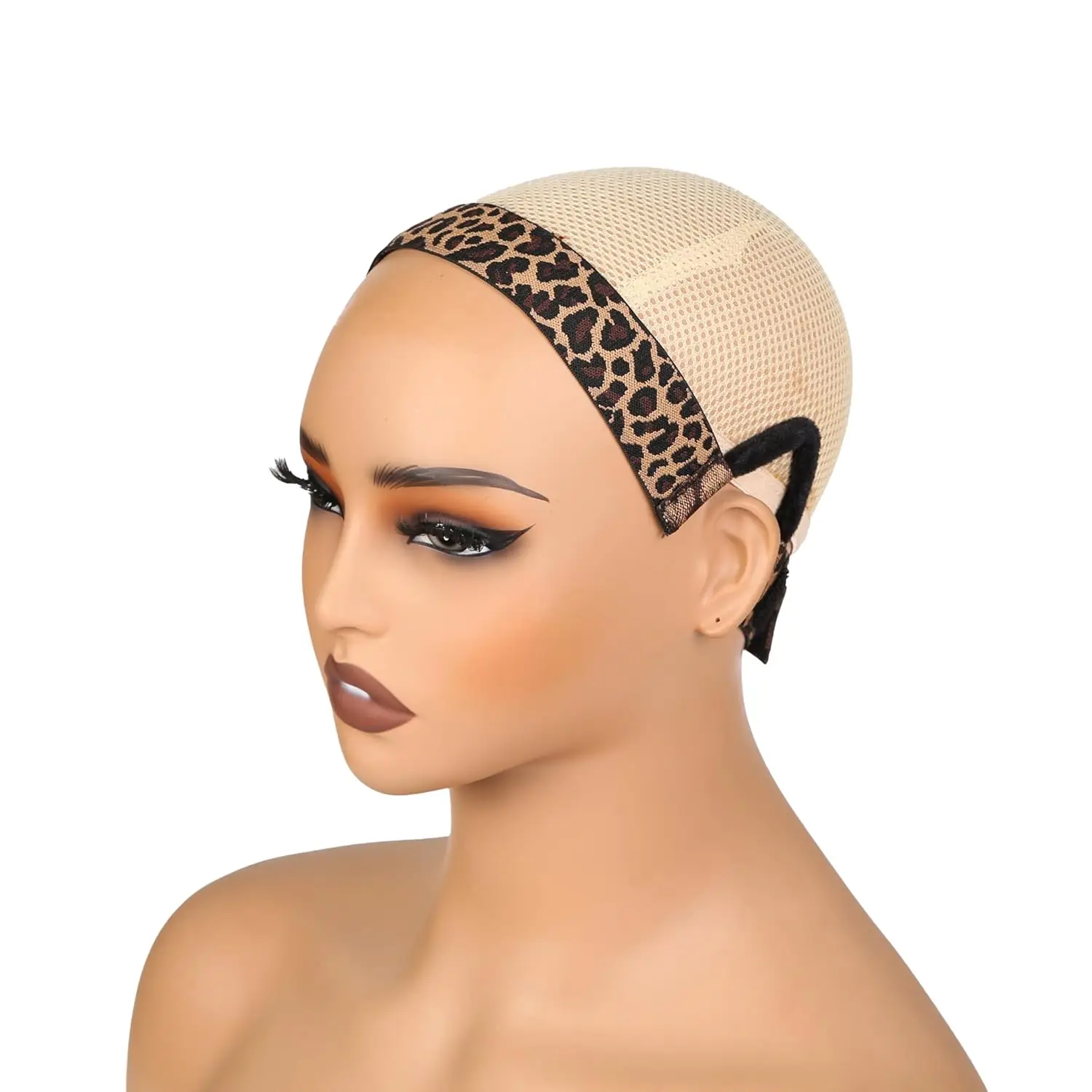 2Pcs Wig Band For Lace Front Ear Free Lace Melting Elastic Band Headband For Women No Slip C Shaped Ear Curve  Regular Size image 3