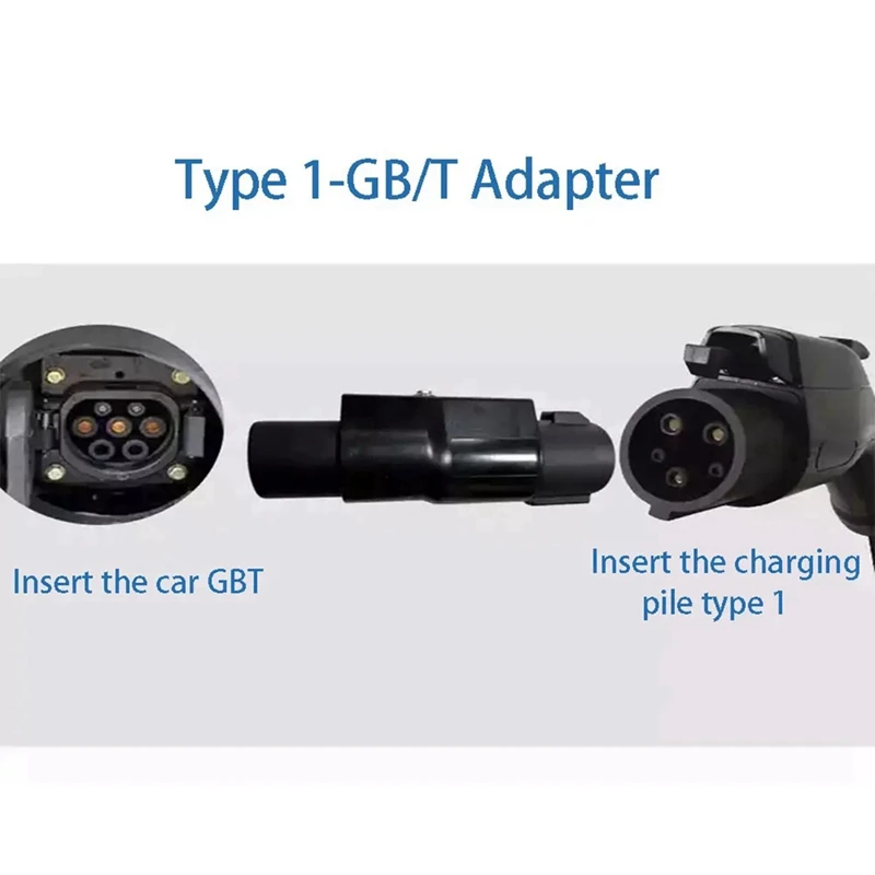 Type 1 To GBT Adapter 32A 1P/ This Adapter Use To Charge GBT Electric Car Charger On J1772 Type 1 EV Chargers