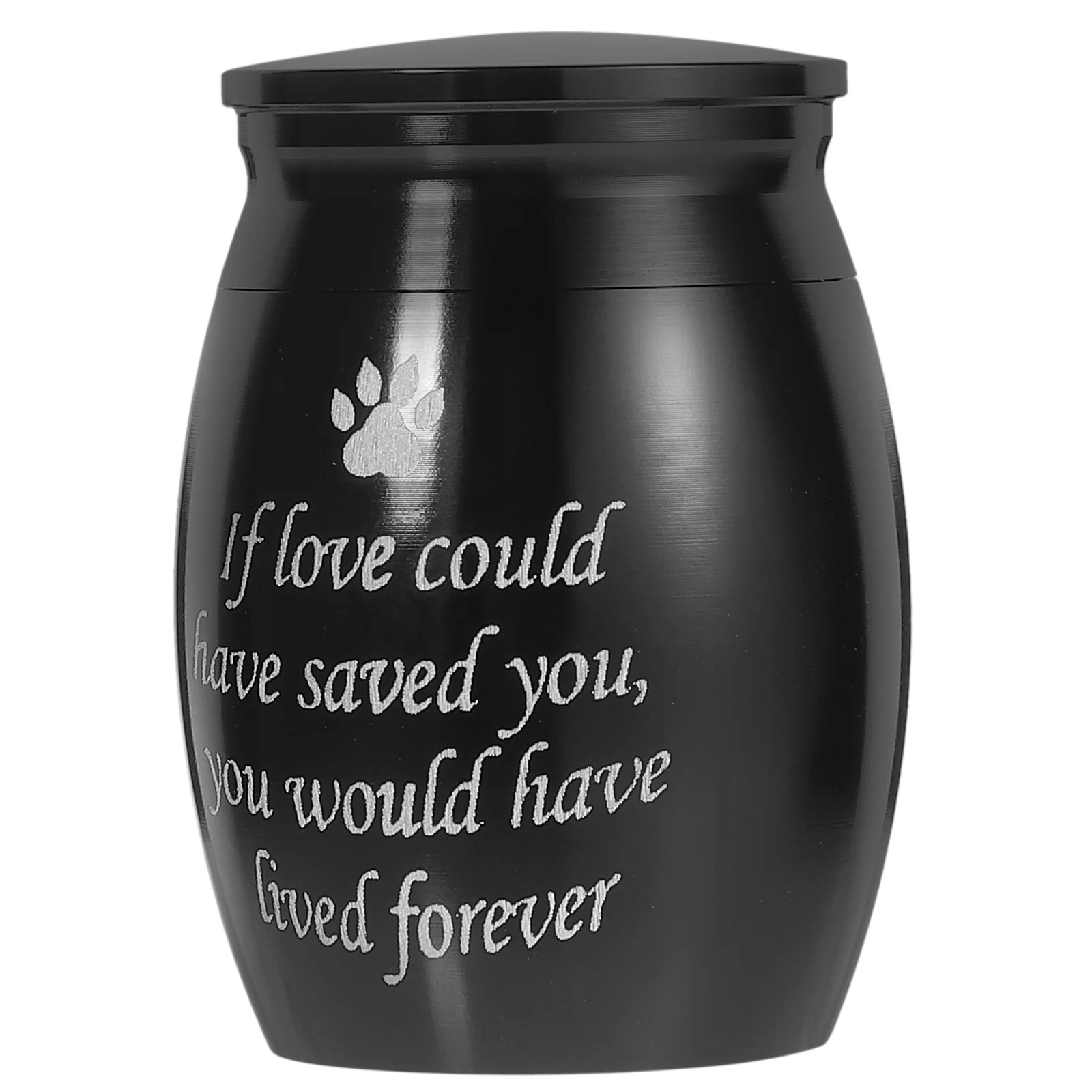 

Mini Pet Urn Aluminum Alloy Compact Small Keepsake Cremation Urn for Pet Ashes Memorial Dog Urns for Ashes Keepsake Urns