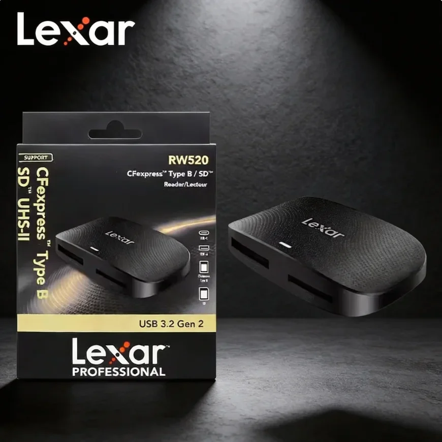 Lexar Professional RW520 CFexpress Type B / SD Card Reader USB 3.2 Gen 2 High Speed Memory Card 100% Original