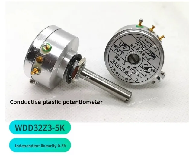 Angle-sensing conductive plastic potentiometer WDD32 Z3 5K