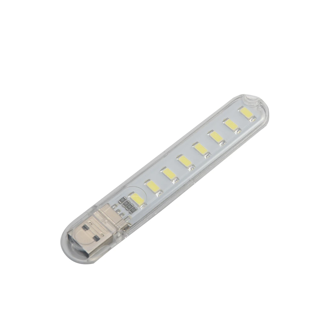 Luz Nocturna móvil para oficina, lámpara LED USB Flexible para el hogar, ahorro de energía, portátiles, iluminación pequeña de plástico para ordenador y dormitorio