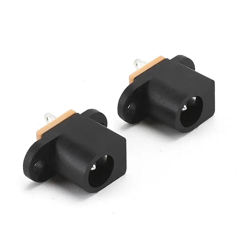 DC017 power socket DC-017 5.5X2.1mm tripod, straight plug vertical, DC power socket