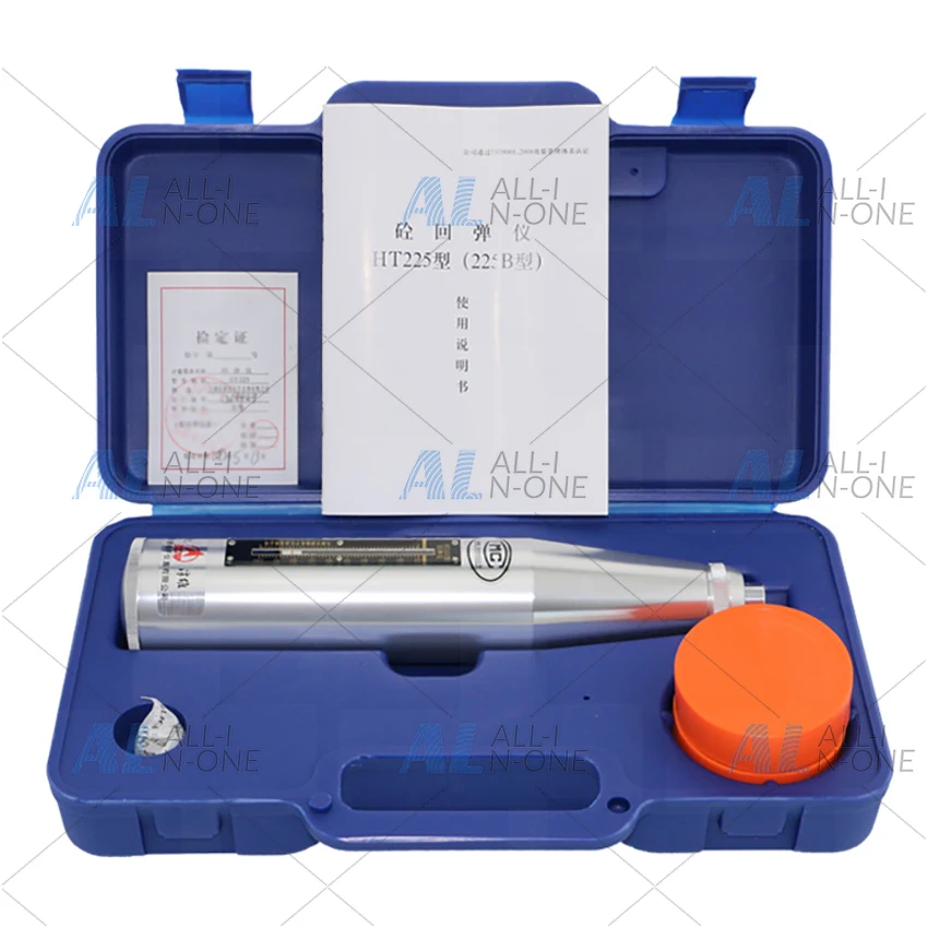 HT-225 Concrete Rebound Test Hammer Portable Schmidt Hardness Tester Hammer High Polymer Shell Testing Equipment
