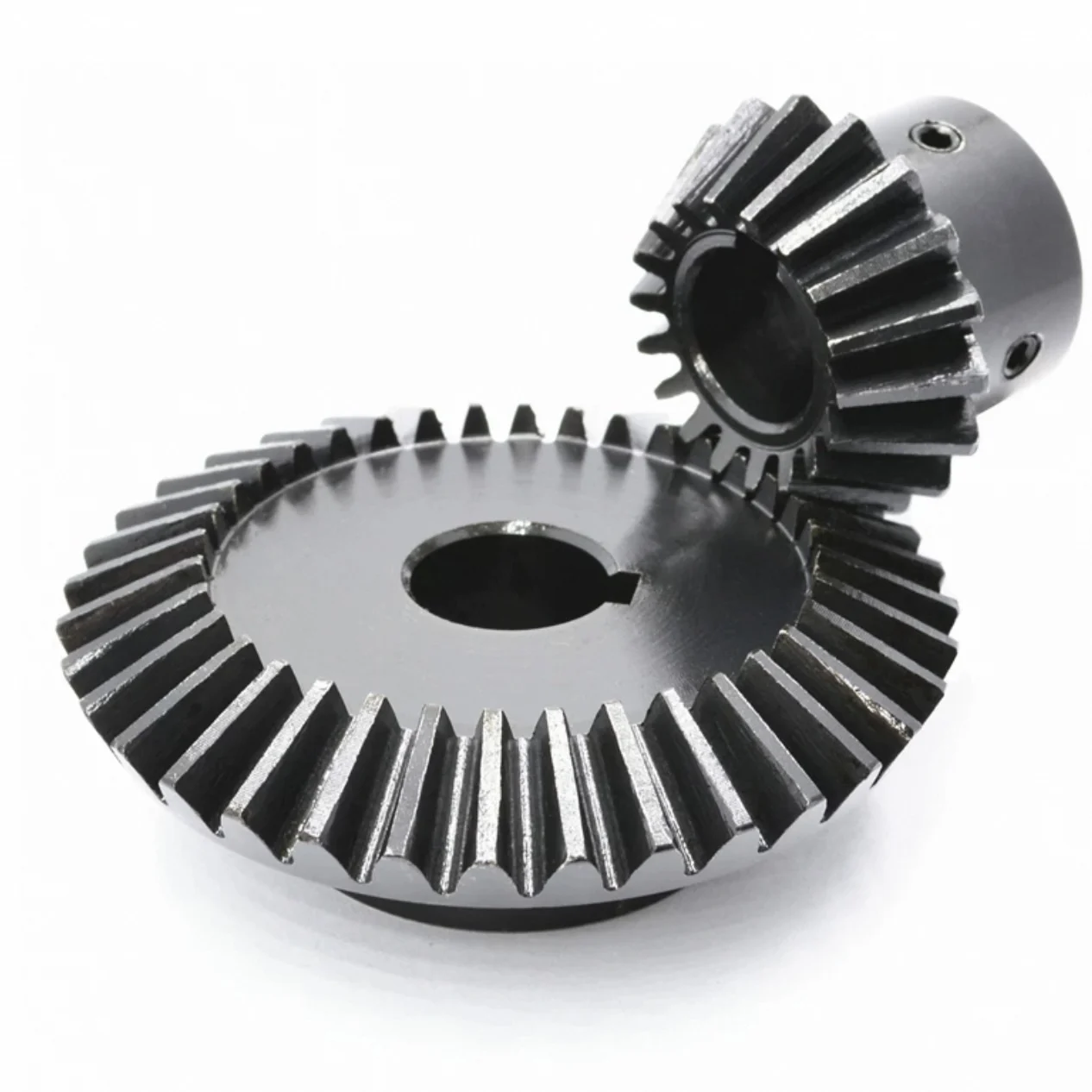 1:2 Metal Bevel Gear 15/30/20/40 Teeth Straight Step Steel Spur Gear Wheel 90 Degrees