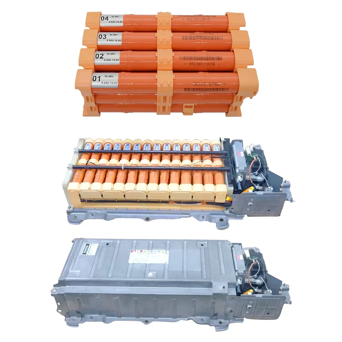 Set of Prius C Rechargeable Ni Mh 144V 6.5AH  Hybrid Battery for 2012 2013 2014 2015 2016