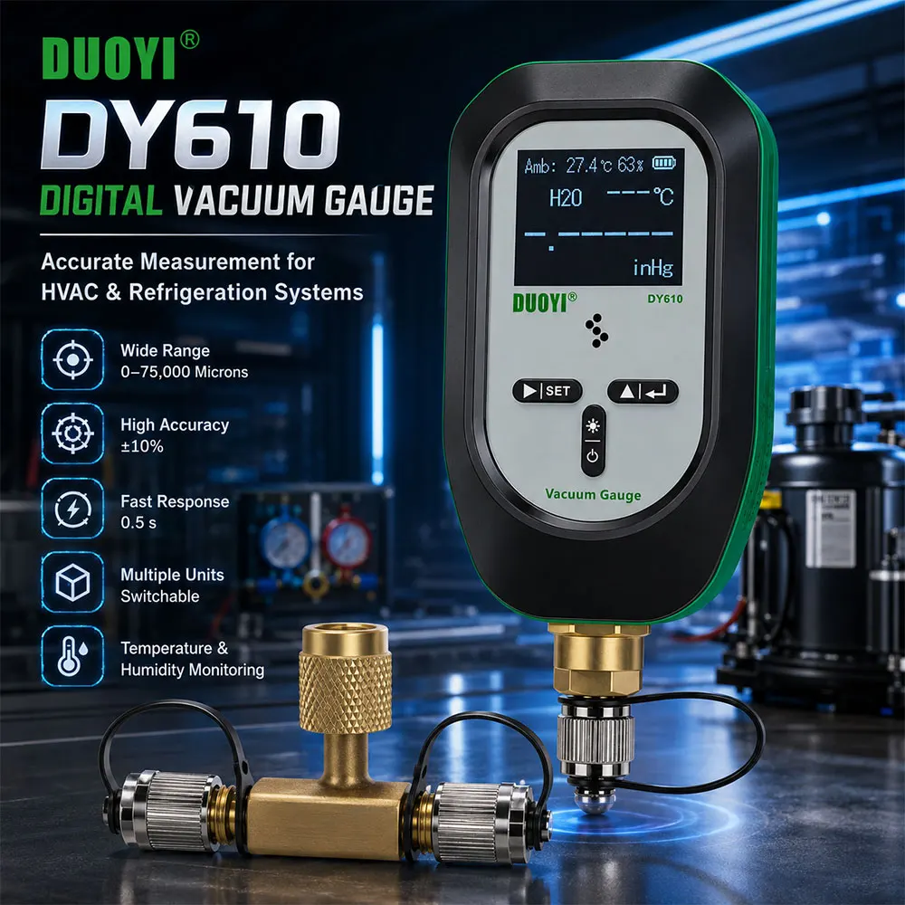 DY610 Digital Vacuum Gauge – 1/4