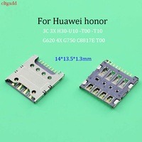 cltgxdd 1pc suitable for LG Huawei Honor 3C 3X H30-U10-T00-T10 G620 4X G750 C8817E B199 4C SIM card slot tray holder