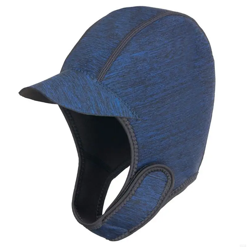 Multifunctional Swimming Cap Neoprene Diving Cap Headgear Portable Thermal Cap
