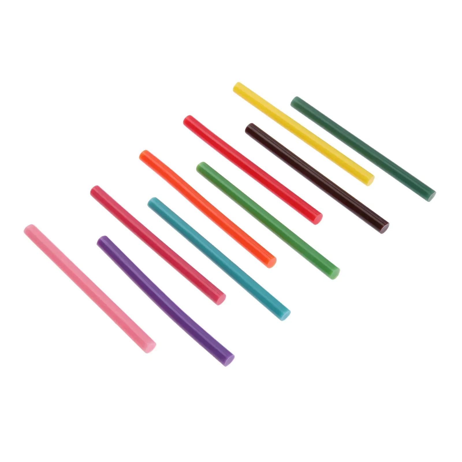 DRELD 50Pcs 7x100MM DIY Hot Melt Glue Stick Adhesive Colorful For Electric Glue Gun Car Audio Craft Repair Sealing Wax Stick