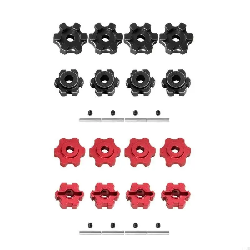 

Durable Extended Wheel Adapter Metal Lock Nut Hexagon Adaptor Set Assembly Part for Remote Control Car Toy Accessory L8RB
