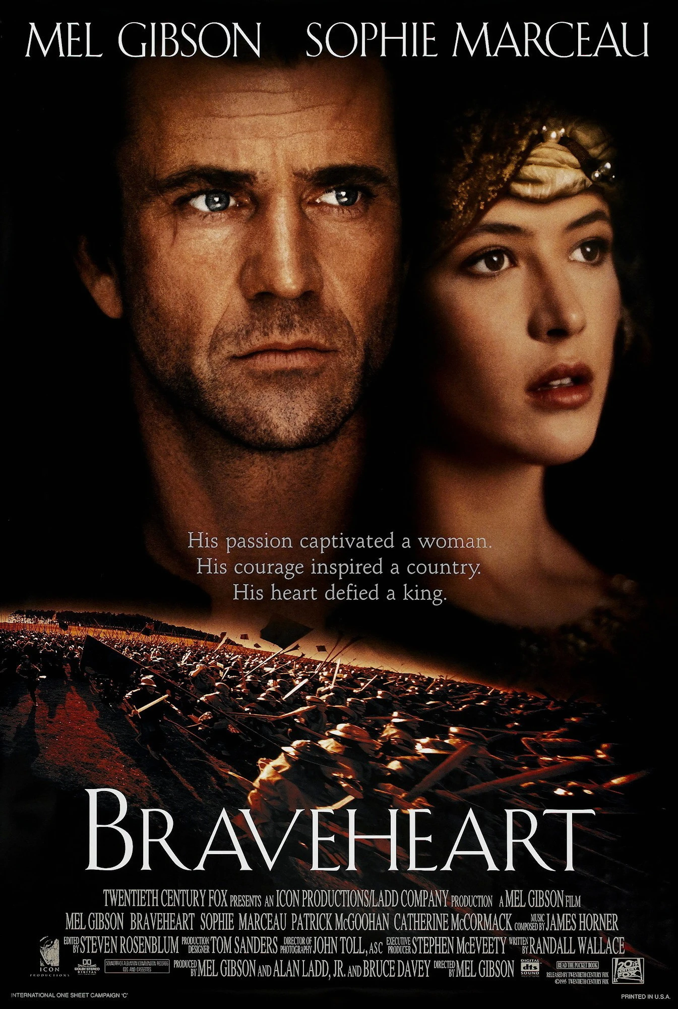 Sophie Marceau Movie Braveheart Poster Printing Home Decor Wall Art Painting