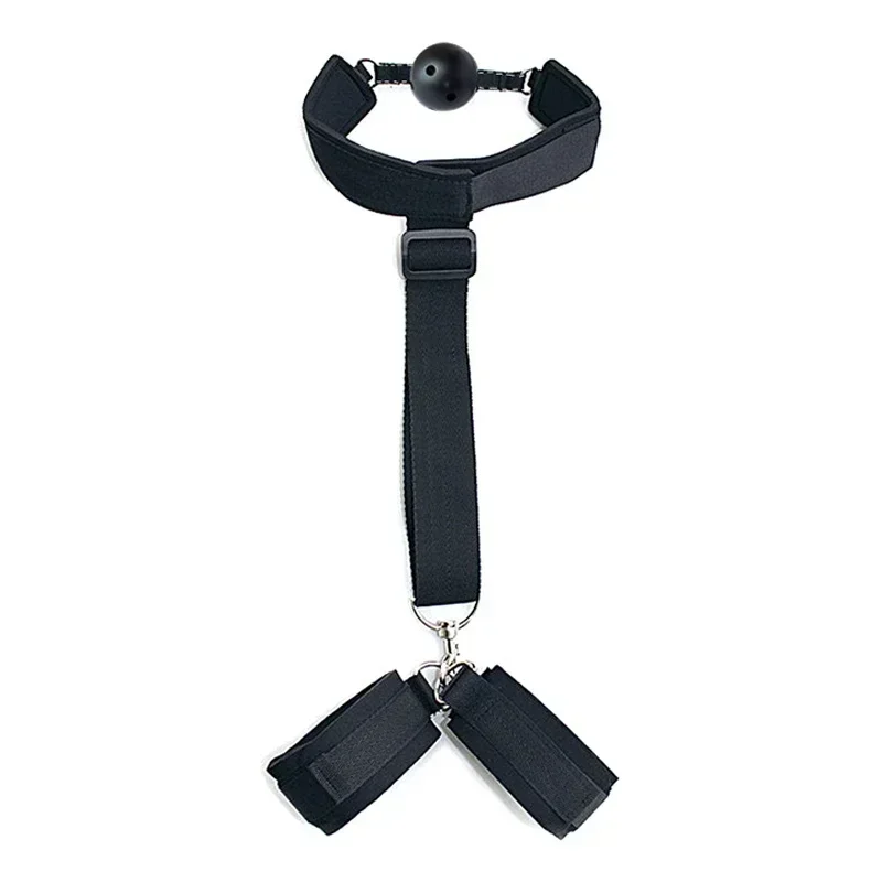 BDSMボンデージセット 大人向けゲーム エロティックセックストイ ナイロンボンデージ BDSMキット セックス拘束具 口枷 女性 大人 カップル向け