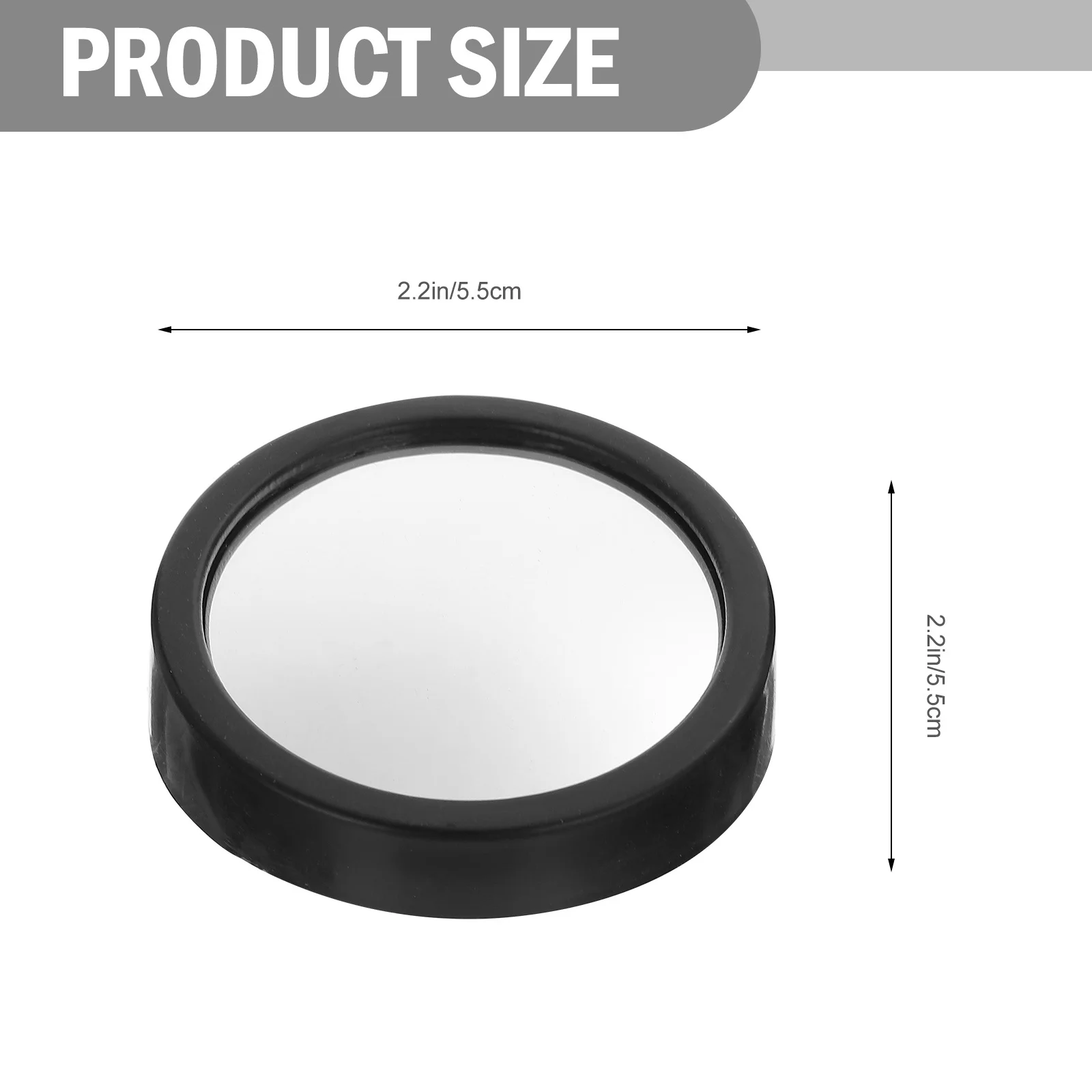 12 قطعة مرايا الرؤية الخلفية العمياء قابل للتعديل المرايا الجانبية المستديرة توريد السيارات متعددة الوظائف بقعة مرآة السلامة القيادة الأساسية