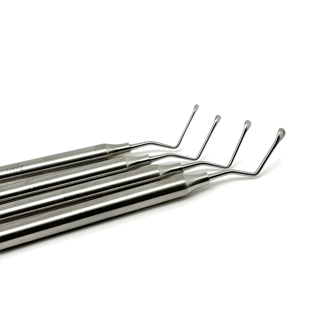 4pcs High Quality Gracey Curette Dental Kit - Professional Stainless Steel Periodontal Scalers for Dental Teeth Cleaning view 3