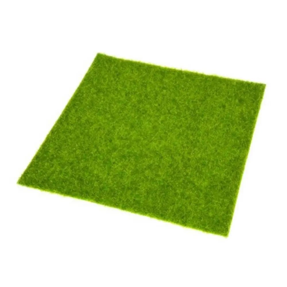 Simulated Lawn Artificial Grass Mat DIY Micro Landscape Turf Lawn Garden Home Decor Fake Plants Fake Green Grass Mat For Wedding