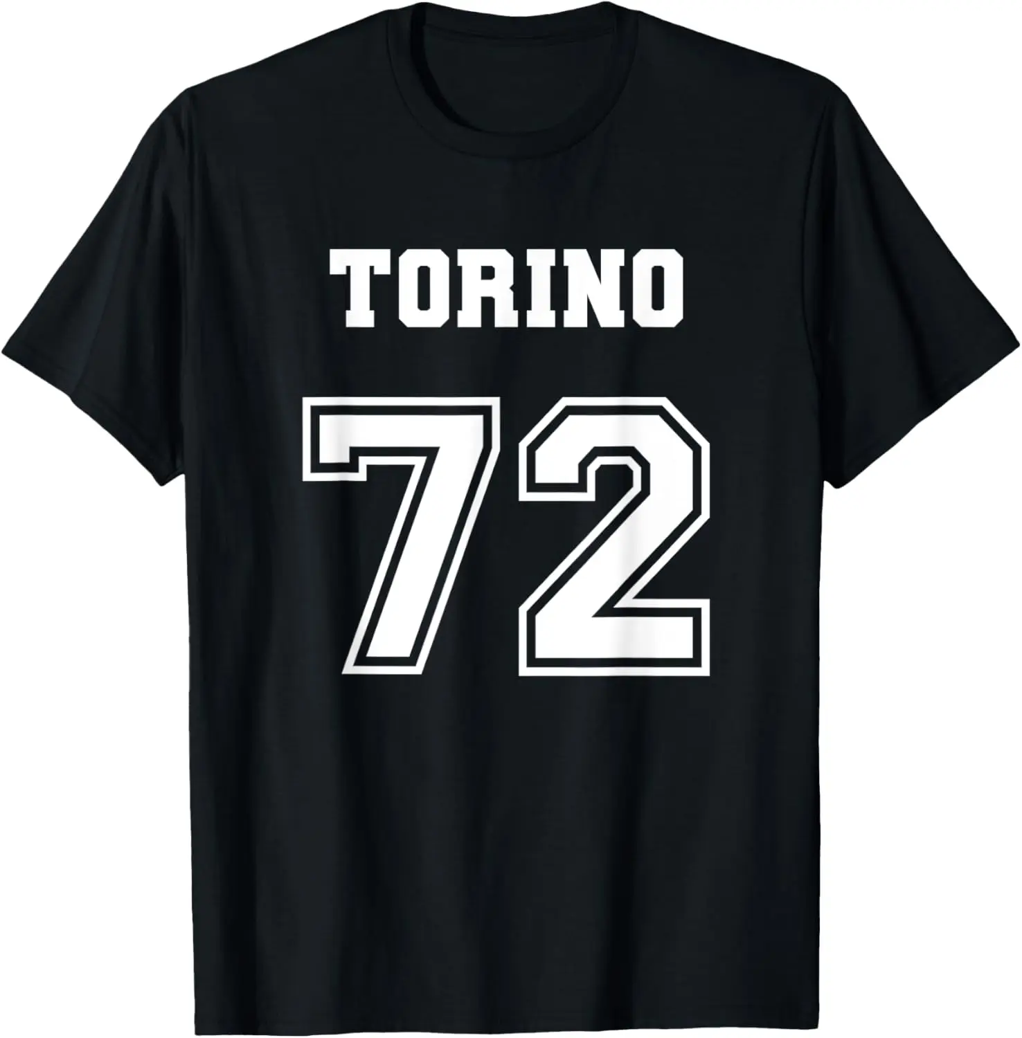 Jersey stijl Torino 72 1972 Muscle klassieke auto T-shirt