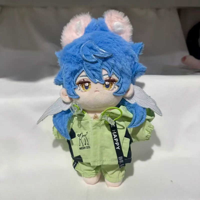 Stuffed 20cm Game Honkai: Star Rail Sunday Cute Handsome Ear Plush Body Dress Up Cotton Doll Toys for Kids Cosplay Mascot Gifts
