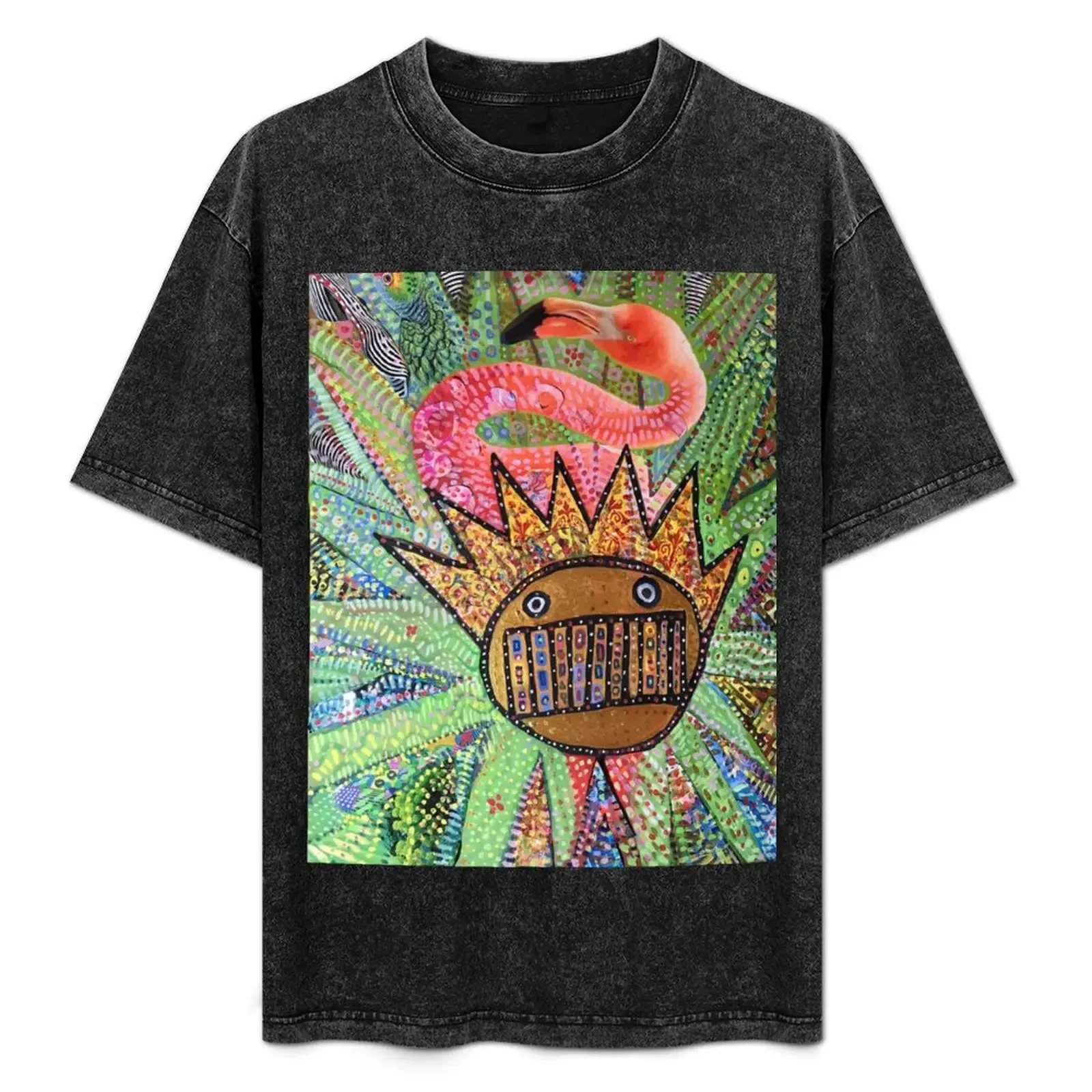 

Ween Boognish and Flamingo T-Shirt anime figures shirts graphic tees valentines clothes Men's t-shirts