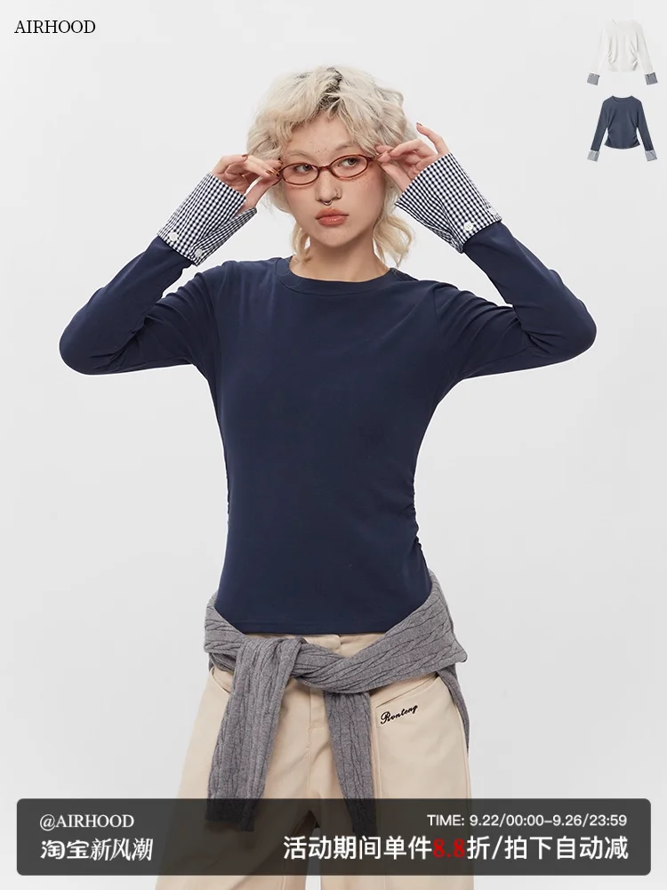 

Sweaters Jumpers Pullovers Womens Winter Women Mock Two-Pieces Ribbed Cuffs Daily BF Y2K Stylish Modern Commute Autumn Trendy OL