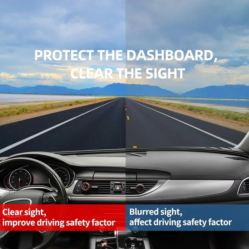 غطاء لوحة القيادة الجلدية لسيارة تشيفي/جي إم سي 1999-2006 (سييرا/سوبربان/تاهو/يوكون، بني، حماية من الشمس) #4